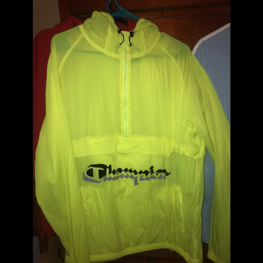 Champion hoodie(Slime Green)